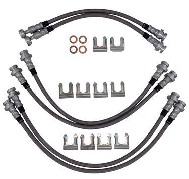 LC250 Complete Brake Line Kit - 3-Piece Performance Upgrade
